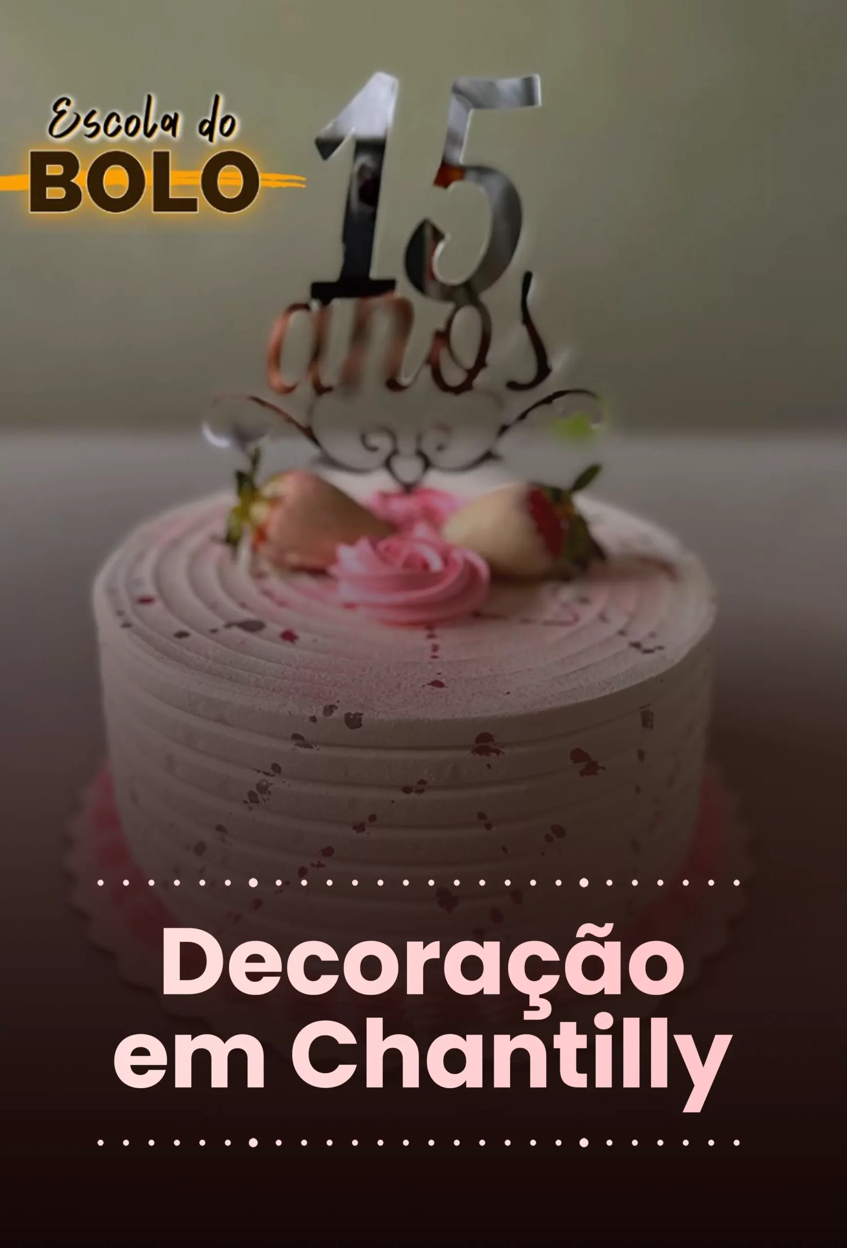 Decoração em Chantilly